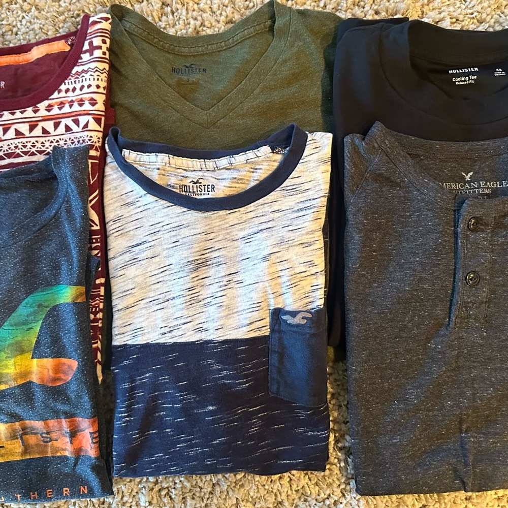 Men’s hollister short sleeve shirts